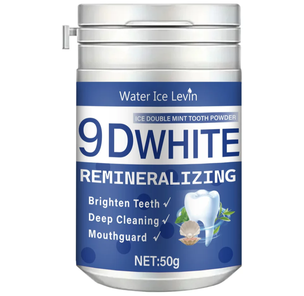 Poudre de Blanchiment Dentaire & Reminéralisante 9D White (50g)