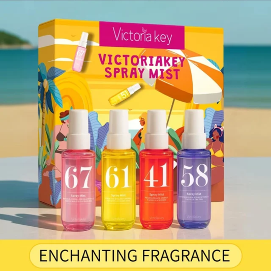 Coffret Brumes Parfumées VictoriaKey - Set de 4 Sprays Evasion