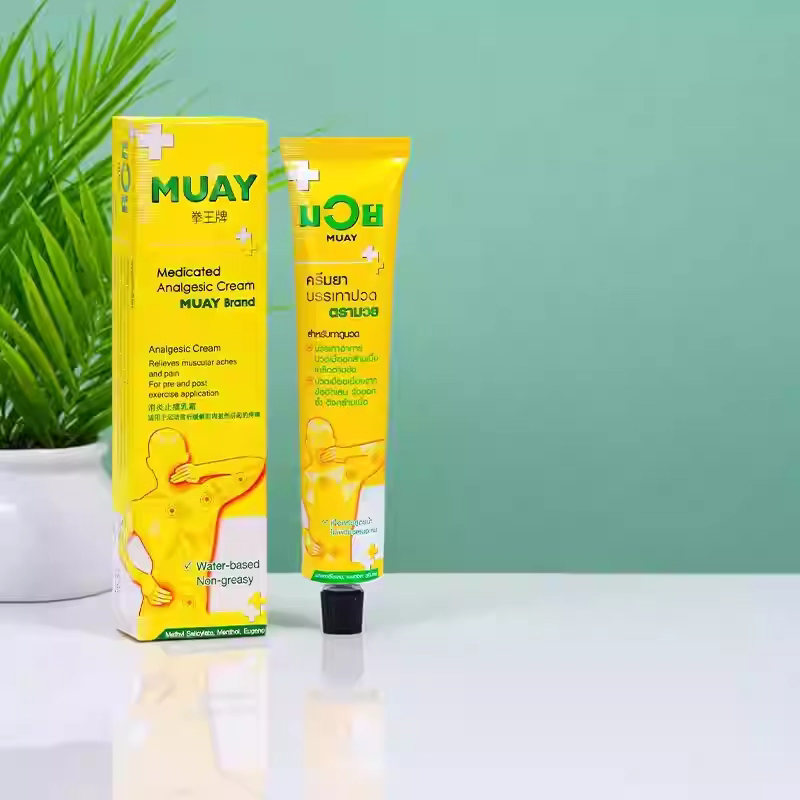 MUAY - Gel de Massage Apaisant HCU YAUM | Soulagement Musculaire & Articulaire - 100g
