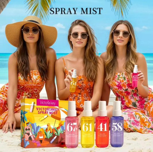 Coffret Brumes Parfumées VictoriaKey - Set de 4 Sprays Evasion
