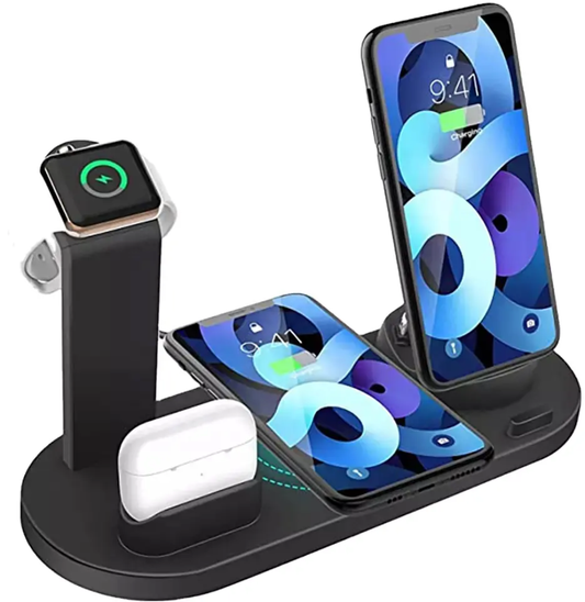 6-in-1 Multi-Device-Ladestation – Der ultimative Organizer