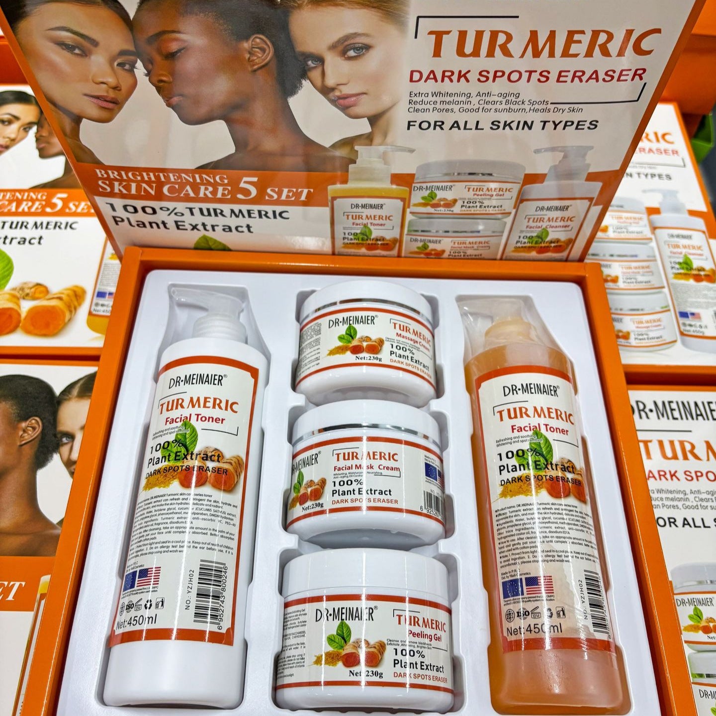 Coffret Soin Visage Complet Dr-Meinaier - Turmeric Dark Spots Eraser