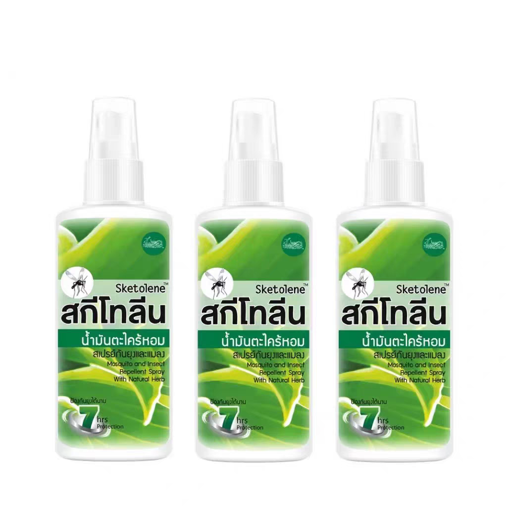 Sketolene Spray Anti-Moustiques et Insectes Tropical 60ml – Formule Naturelle Citronnelle & Eucalyptus | Protection Longue Durée 7 Heures
