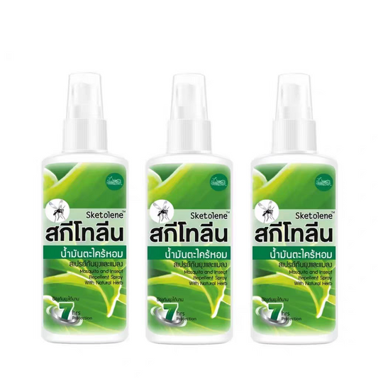 Sketolene Spray Anti-Moustiques et Insectes Tropical 60ml – Formule Naturelle Citronnelle & Eucalyptus | Protection Longue Durée 7 Heures