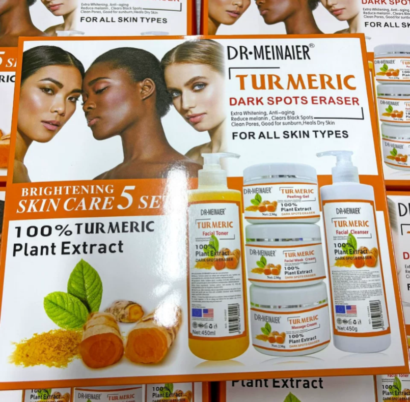Coffret Soin Visage Complet Dr-Meinaier - Turmeric Dark Spots Eraser