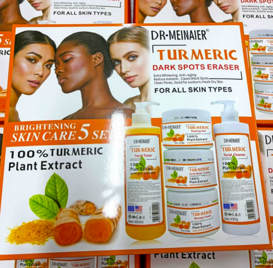 Coffret Soin Visage Complet Dr-Meinaier - Turmeric Dark Spots Eraser